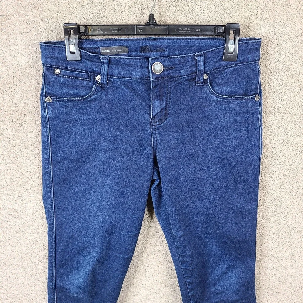 Kut From The Kloth Jeans Womens 2 Blue Brigitte Ankle‎ Skinny Dark Wash Stretch